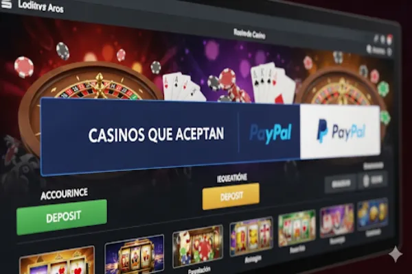 Casinos que aceptan PayPal